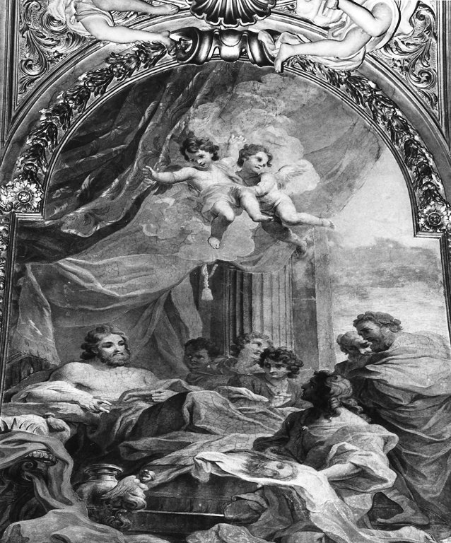 Sacro Volto portato al letto del re Abgar ammalato (dipinto) di Gimignani Ludovi